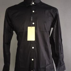 BURBERRY LONDON MENS XXL BLK  SHIRT